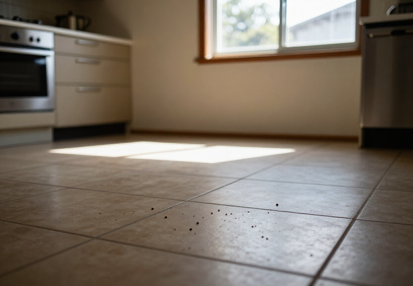 Clean restaurant floor in Mount Druitt after ant control